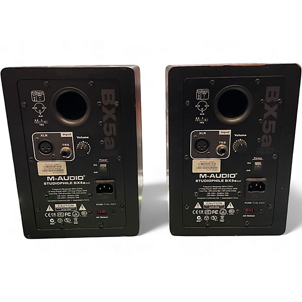 Used M-audio BX5A STUDIO MONITOR PAIR Powered Monitor
