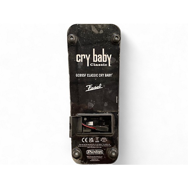 Used Dunlop GCB95F Crybaby Classic Wah With Fasel Inductor Effect Pedal