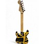 Used EVH Striped Series Black and Yellow Solid Body Electric Guitar