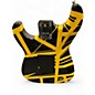 Used EVH Striped Series Black and Yellow Solid Body Electric Guitar
