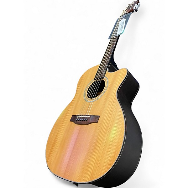 Used Mitchell T413CE Natural Acoustic Electric Guitar