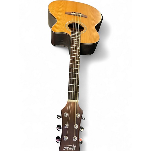 Used Mitchell T413CE Natural Acoustic Electric Guitar