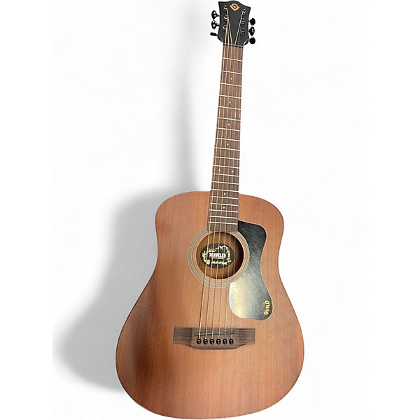 Used Guild Travel Mahogany Mini Dreadnought Mahogany Acoustic Guitar