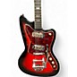 Used 1960s Harmony H19 Silhouette Sunburst Solid Body Electric Guitar