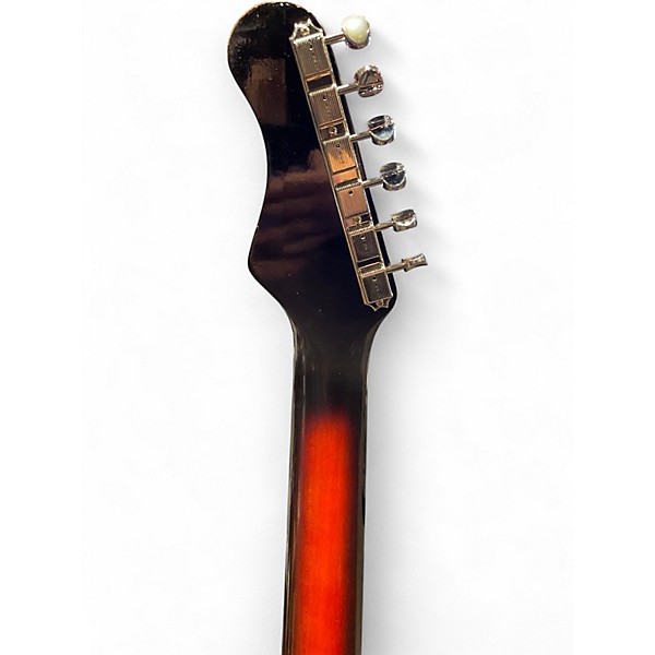 Used 1960s Harmony H19 Silhouette Sunburst Solid Body Electric Guitar