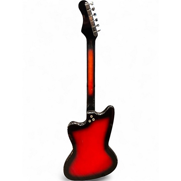 Used 1960s Harmony H19 Silhouette Sunburst Solid Body Electric Guitar