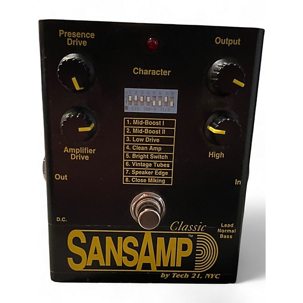 Used Tech 21 Classic Sansamp Effect Pedal