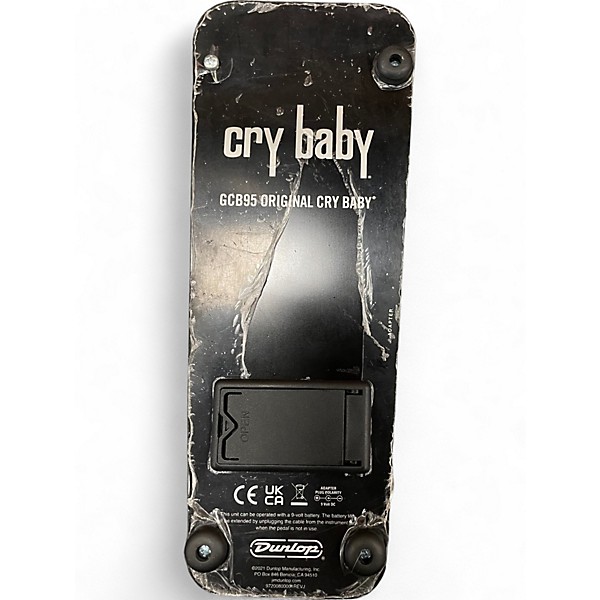 Used Dunlop GCB95 Original Crybaby Wah Effect Pedal