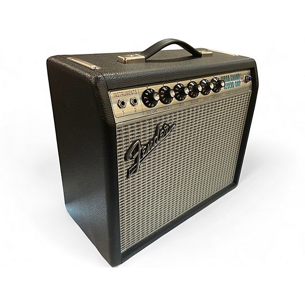 Used Fender 68 Custom Vibro Champ Reverb 5W 1x10 Tube Guitar Combo Amp