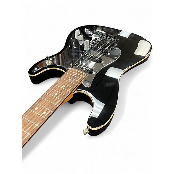 Used Fender Tom Morello Soul Power Stratocaster Black and Silver Solid Body Electric Guitar