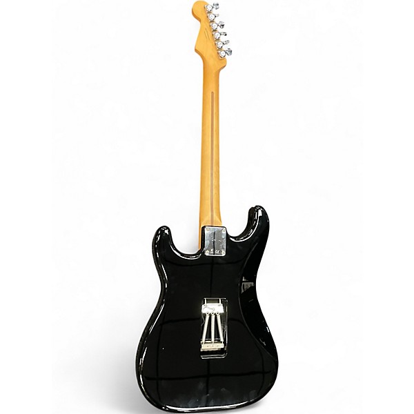 Used Fender Tom Morello Soul Power Stratocaster Black and Silver Solid Body Electric Guitar