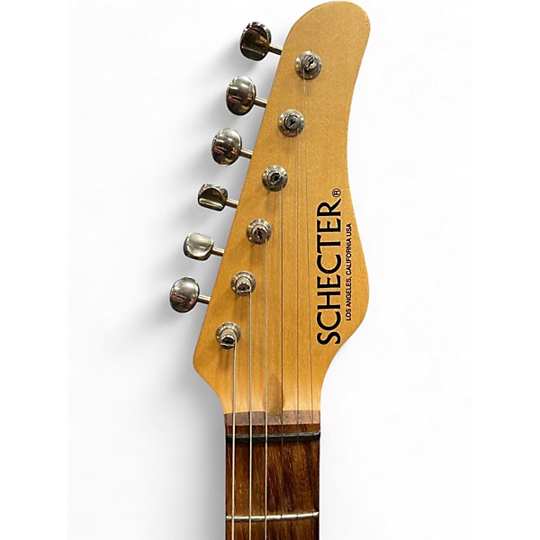 Used Schecter Guitar Research California Custom S Standard HSS Brown Solid Body Electric Guitar