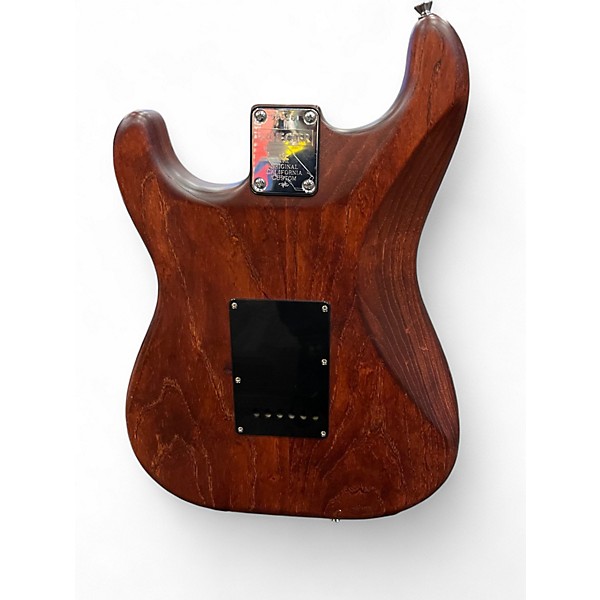 Used Schecter Guitar Research California Custom S Standard HSS Brown Solid Body Electric Guitar