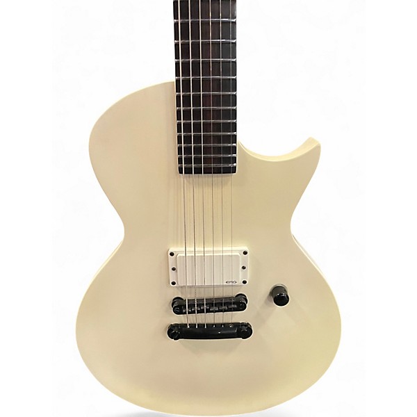 Used ESP ARTIC METAL ECLIPSE Snow White Solid Body Electric Guitar