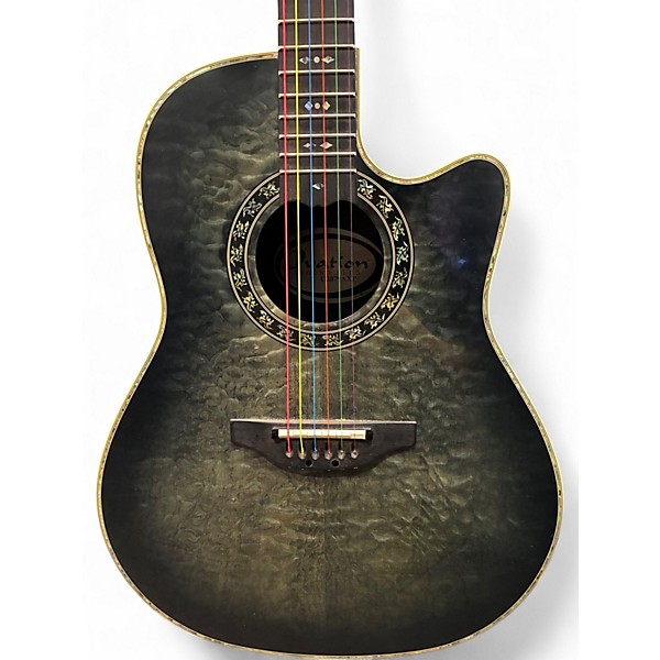 Used Ovation C2079AXP Anaconda Burst Acoustic Electric Guitar
