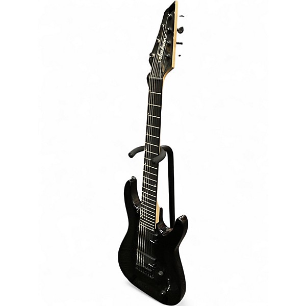 Used Jackson JS22-7 Dinky 7 String Black Solid Body Electric Guitar