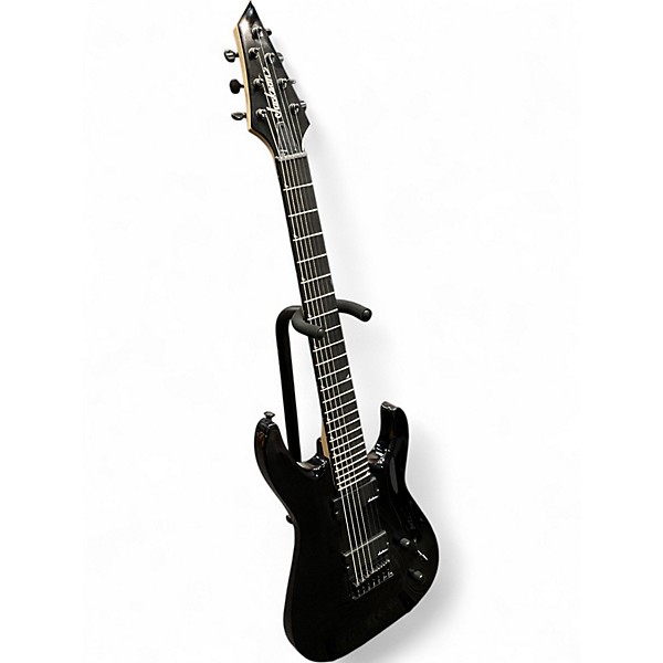 Used Jackson JS22-7 Dinky 7 String Black Solid Body Electric Guitar