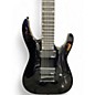 Used Jackson JS22-7 Dinky 7 String Black Solid Body Electric Guitar