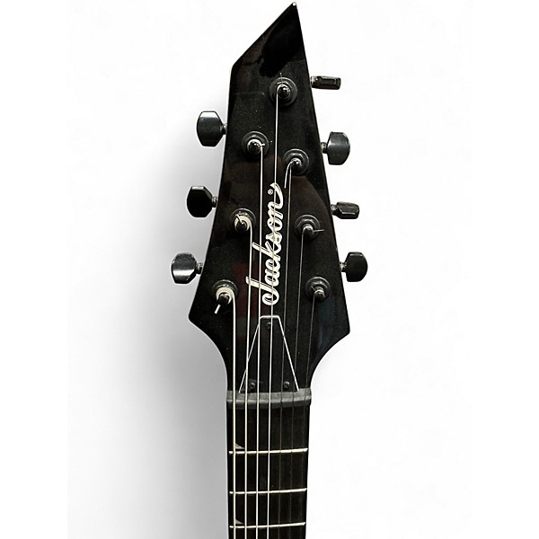 Used Jackson JS22-7 Dinky 7 String Black Solid Body Electric Guitar