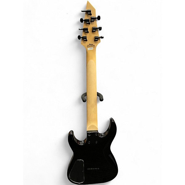 Used Jackson JS22-7 Dinky 7 String Black Solid Body Electric Guitar