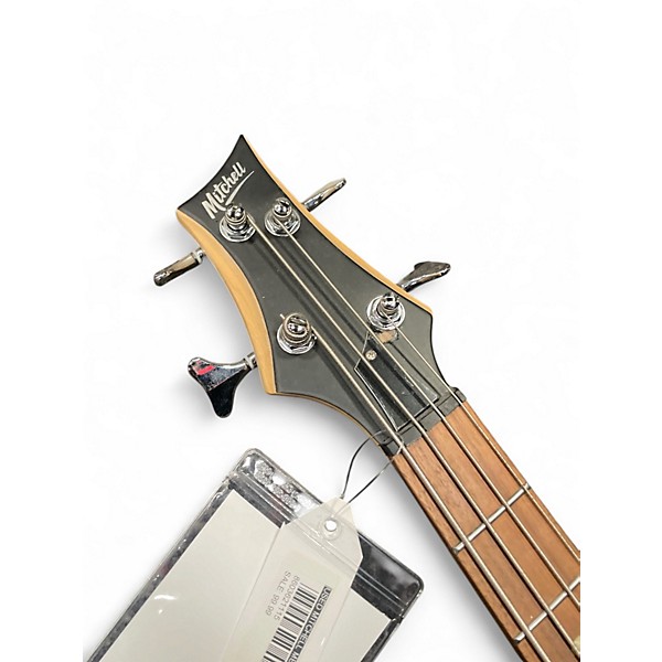 Used Mitchell MB100 Gray Electric Bass Guitar