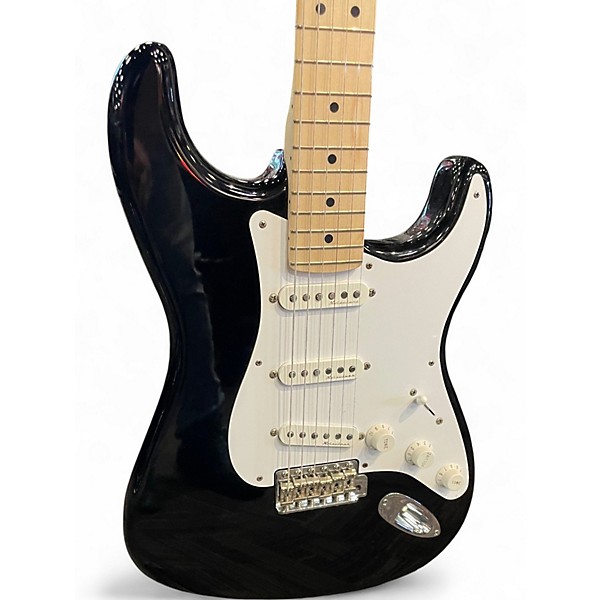 Used Fender Artist Series Eric Clapton Stratocaster Black Solid Body Electric Guitar