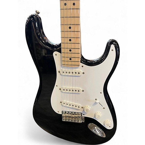 Used Fender Artist Series Eric Clapton Stratocaster Black Solid Body Electric Guitar