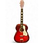 Used Harmony H641 Cherry Red Sunburst Acoustic Guitar thumbnail
