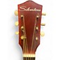 Used Harmony H641 Cherry Red Sunburst Acoustic Guitar