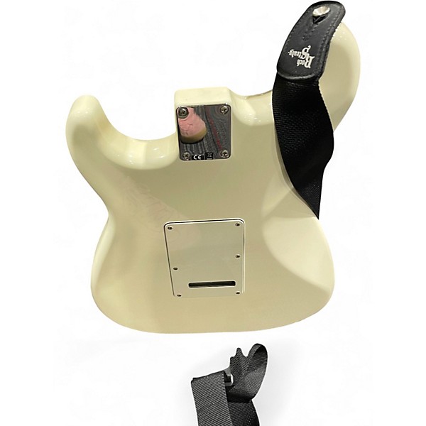 Used Fender Standard Stratocaster White Solid Body Electric Guitar