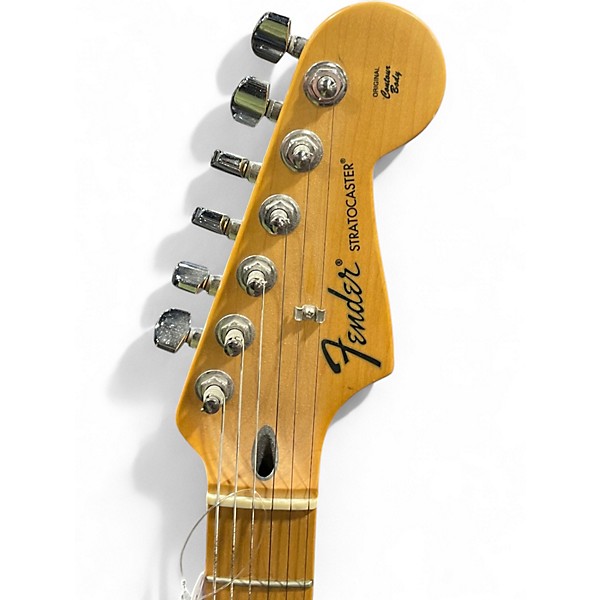 Used Fender Standard Stratocaster White Solid Body Electric Guitar