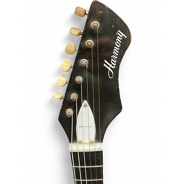 Used Harmony H14 Antique Burst Solid Body Electric Guitar
