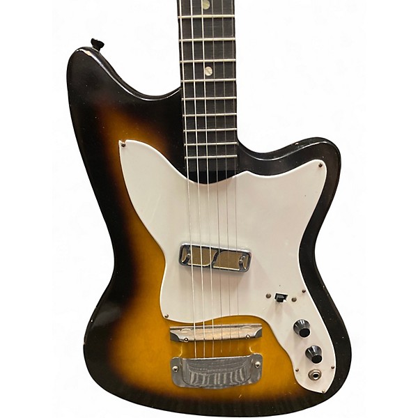 Used Harmony H14 Antique Burst Solid Body Electric Guitar