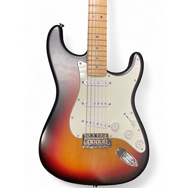 Used Fender stratocaster Brown Sunburst Solid Body Electric Guitar