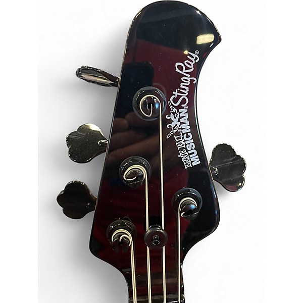 Used Ernie Ball Music Man STINGRAY 4 SPECIAL SMOKED CHROME EBONY Electric Bass Guitar
