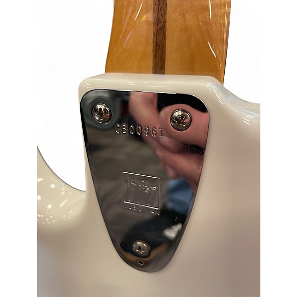 Used 2024 Ernie Ball Music Man STINGRAY BASS RETRO 70S WHITE Electric Bass Guitar