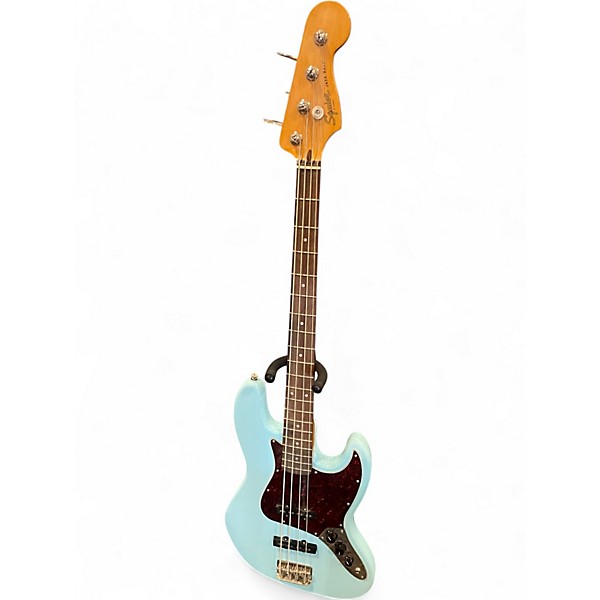 Used Squier Classic Vibe 1960s Jazz Bass Daphne Blue Electric Bass Guitar