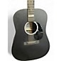 Used Martin DX Johnny Cash black Acoustic Electric Guitar