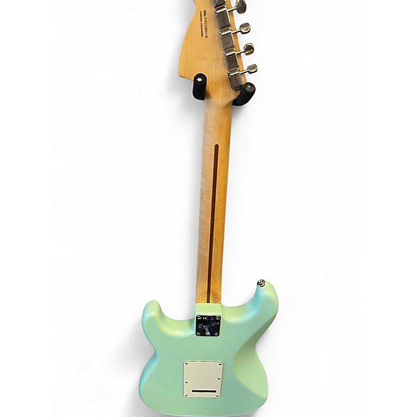 Used Fender American Performer Stratocaster HSS Surf Green Solid Body Electric Guitar