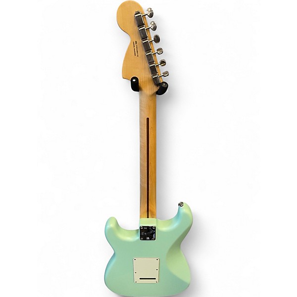 Used Fender American Performer Stratocaster HSS Surf Green Solid Body Electric Guitar