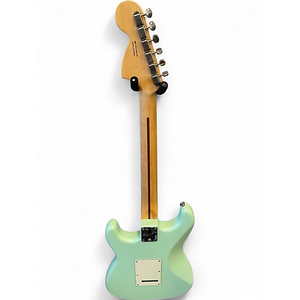 Used Fender American Performer Stratocaster HSS Surf Green Solid Body Electric Guitar