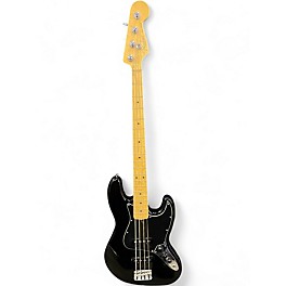 Used Fender American Standard Precision Bass Black Electric Bass Guitar