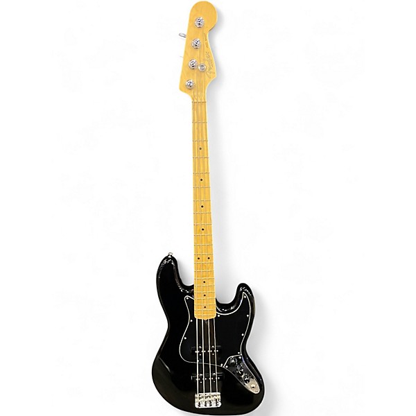 Used Fender American Standard Precision Bass Black Electric Bass Guitar