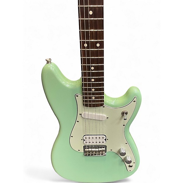 Used Fender Duo Sonic HS Seafoam Pearl Solid Body Electric Guitar