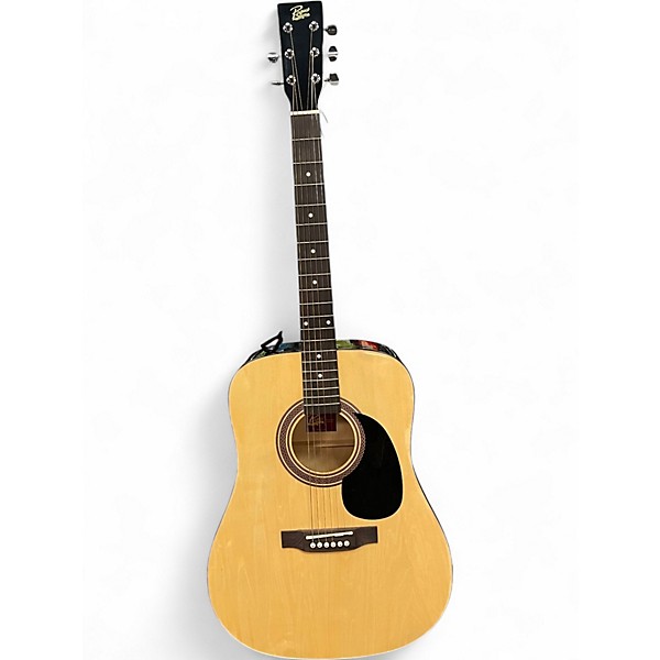 Used Rogue RA-090 Dreadnought Natural Acoustic Guitar