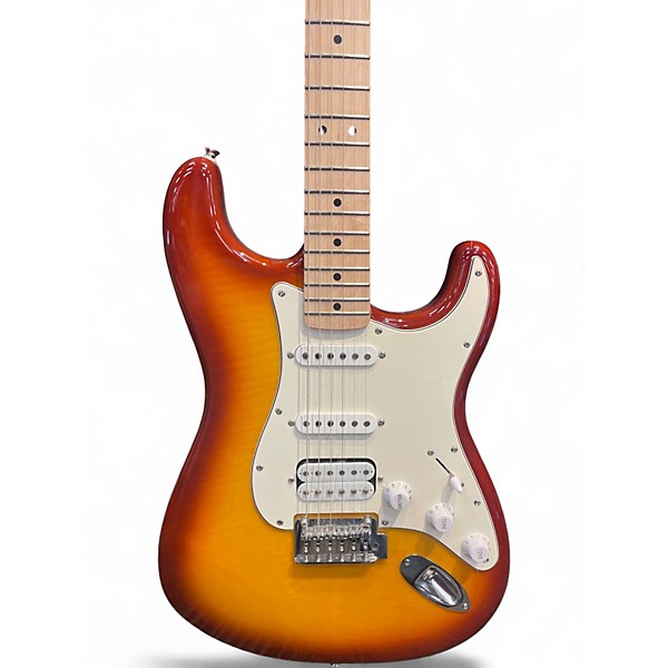 Used Squier Affinity Stratocaster 2 Tone Sunburst Solid Body Electric Guitar