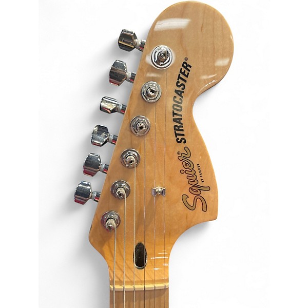 Used Squier Affinity Stratocaster 2 Tone Sunburst Solid Body Electric Guitar