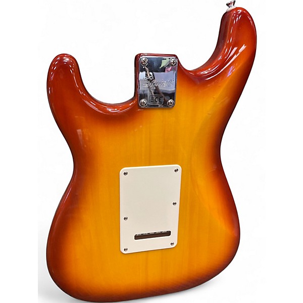 Used Squier Affinity Stratocaster 2 Tone Sunburst Solid Body Electric Guitar