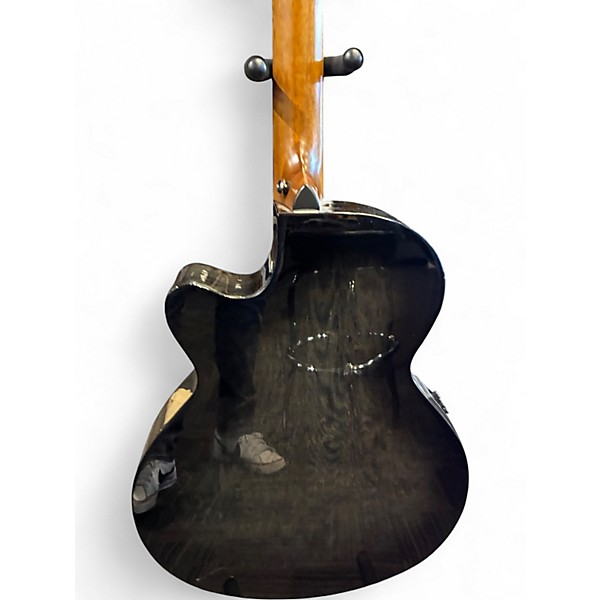 Used Mitchell MX430QAB Black Burst Acoustic Electric Guitar