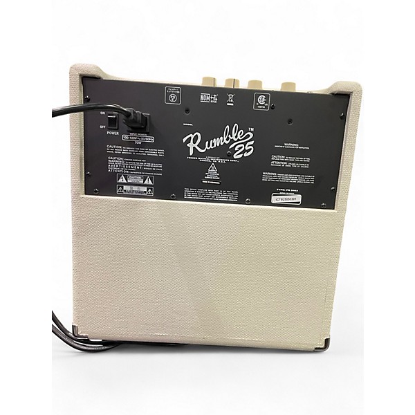 Used Fender RUMBLE 25 Bass Combo Amp